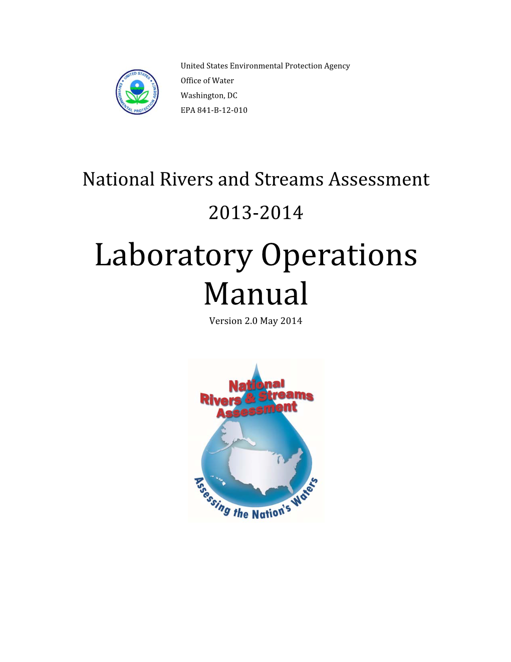 Laboratory Operations Manual Version 2.0 May 2014