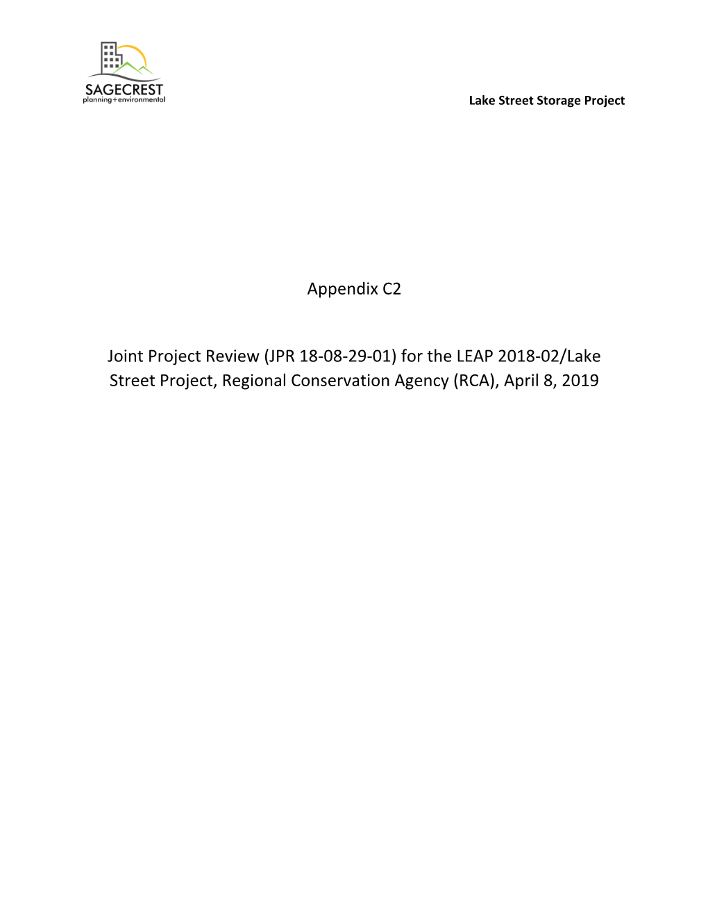 Appendix C2 Joint Project Review