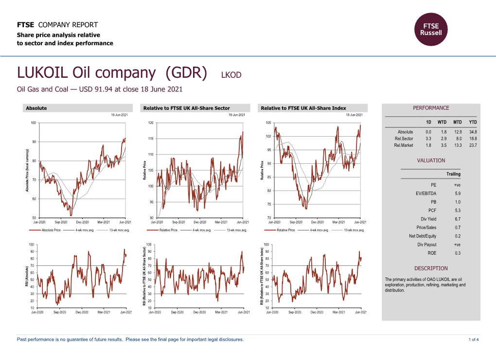 FTSE Factsheet