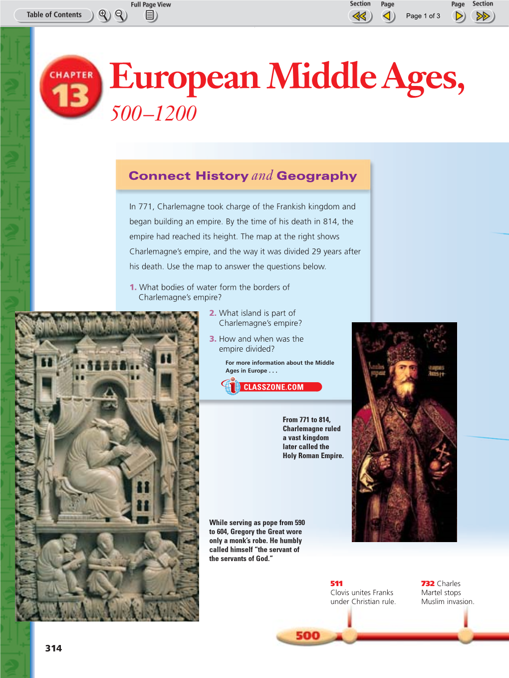 European Middle Ages, 500–1200