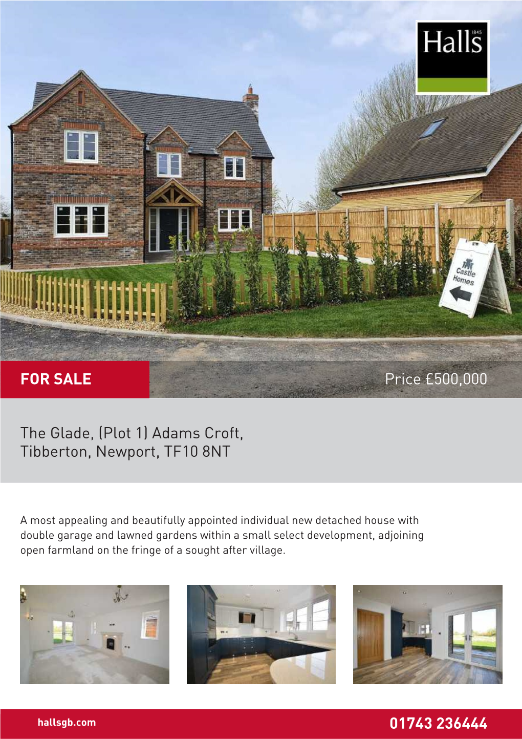 Adams Croft, Tibberton, Newport, TF10 8NT 01743