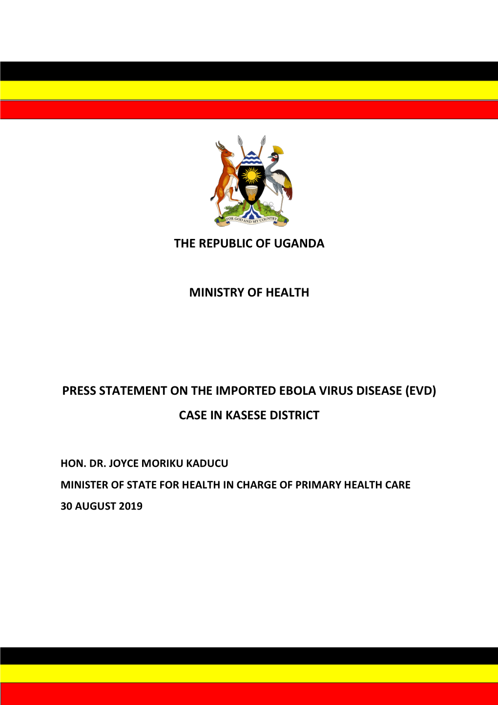 Case in Kasese District