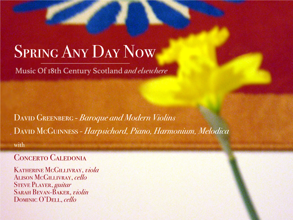 Concal Spring Any Day Booklet