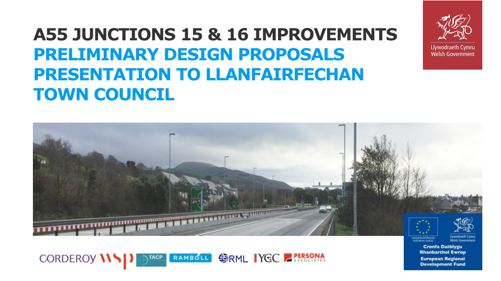 A55 Junctions 15 & 16 Improvements