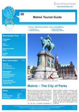 Malmö Tourist Guide