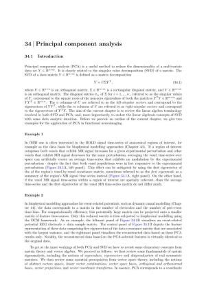 34 | Principal Component Analysis