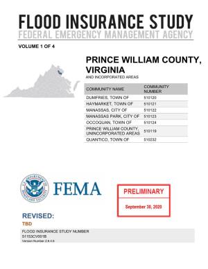 Prince William County, Virginia and Incorporated Areas