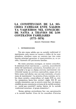 CIEDÁ FAMILIAR ENTE XALDOS YA VAQUEIROS NEL CONCECHU DE NAVIA a Travifis DE LOS CONTRATOS FAMILIARES (1775 - 1874)