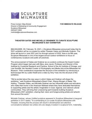Theaster Gates and Michelle Grabner to Curate Sculpture Milwaukee's