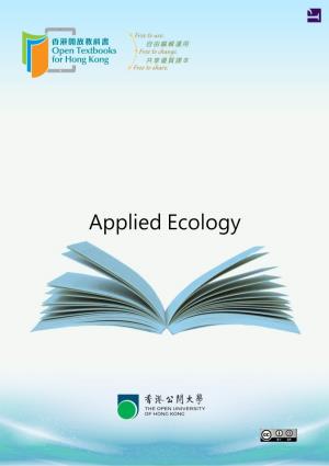 Applied Ecology © Wikibooks