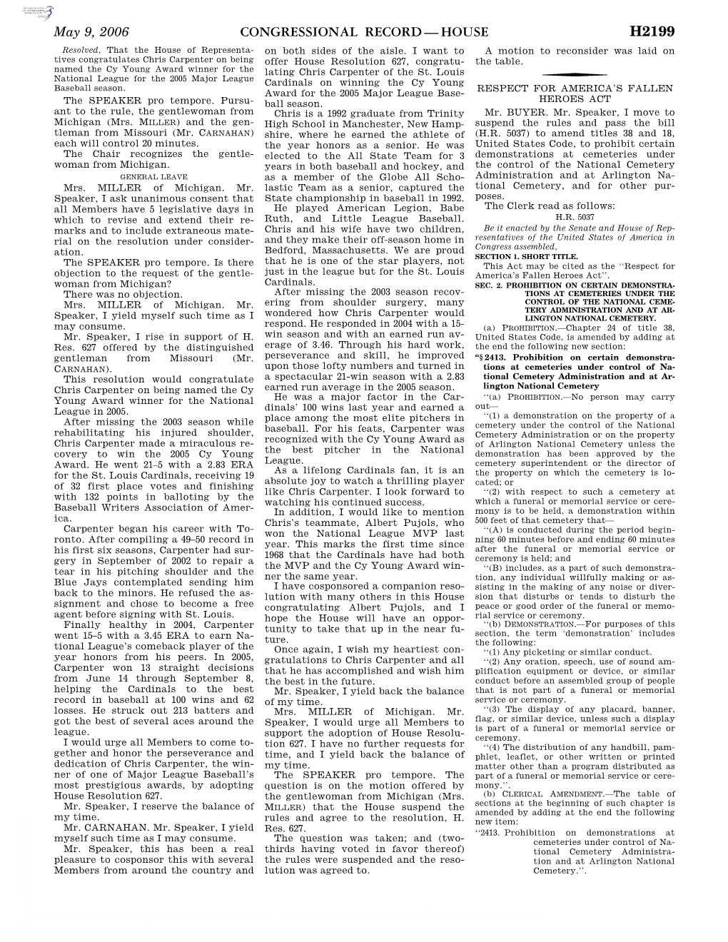 Congressional Record—House H2199