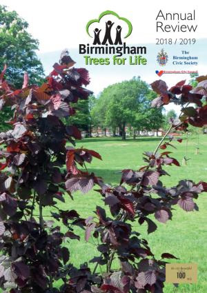 Annual Review 2018 / 2019 the Birmingham Civic Society