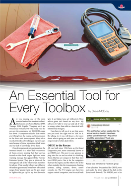 An Essential Tool for Every Toolbox by Steve Mcevoy