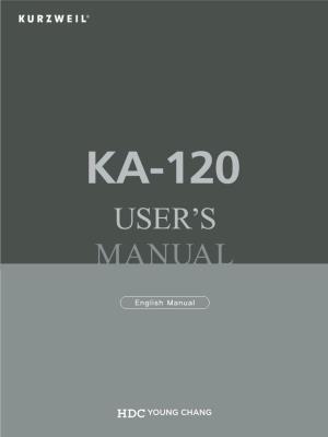 KA-120 User's Manual