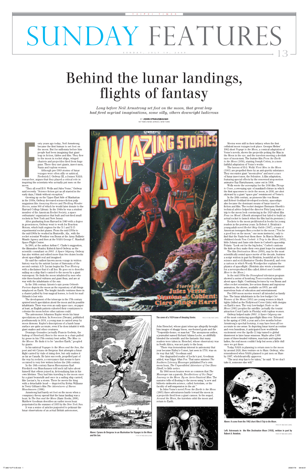 Behind the Lunar Landings, Flights of Fantasy