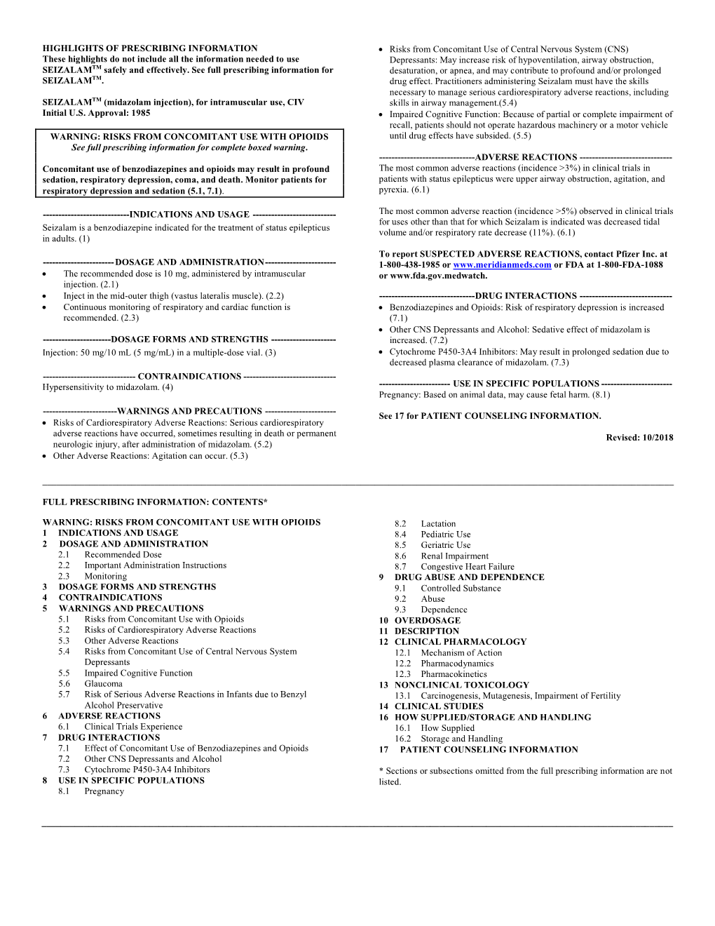 HIGHLIGHTS of PRESCRIBING INFORMATION These Highlights Do