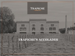 Trapiche's Accolades
