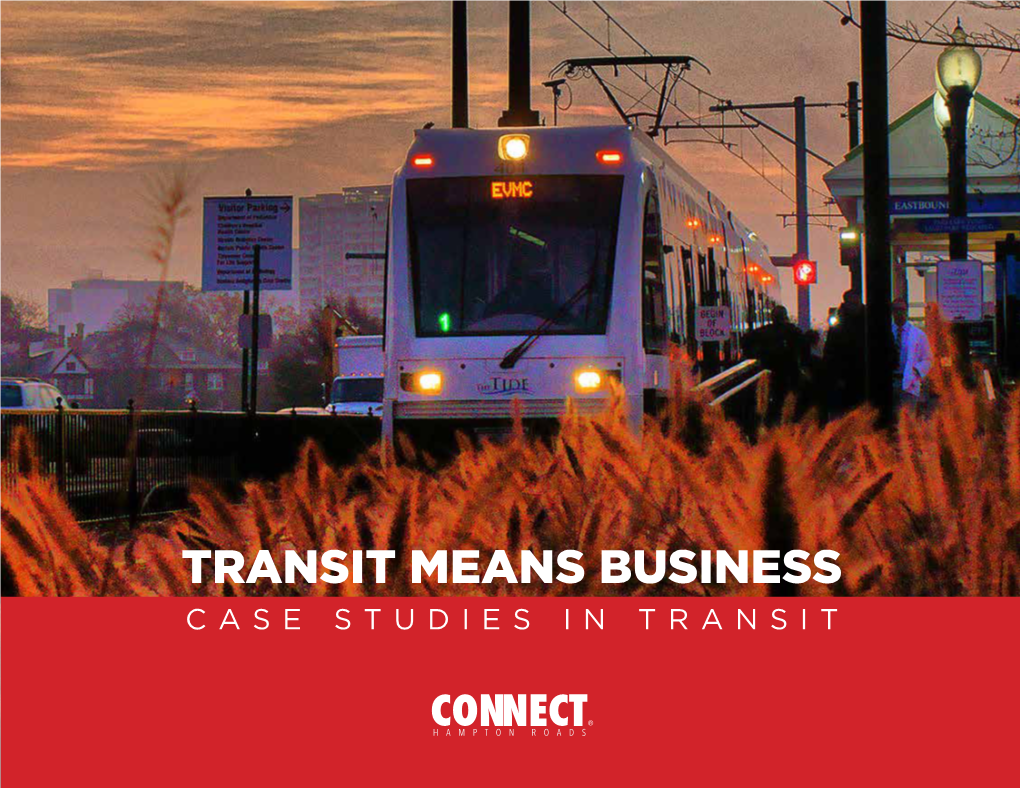Transit Means Business Case Studies in Transit