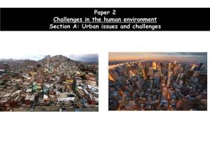 Urban Issues and Challenges