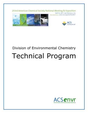 ACS ENVR Final Program