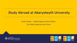 Study Abroad at Aberystwyth University