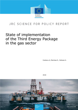 State of Implementation of the Third Energy Package in the Gas Sector