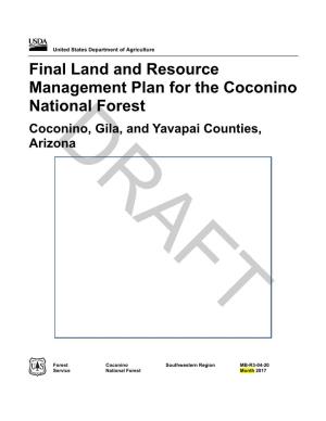 Proposed Revised Final Land and Resource Management Plan