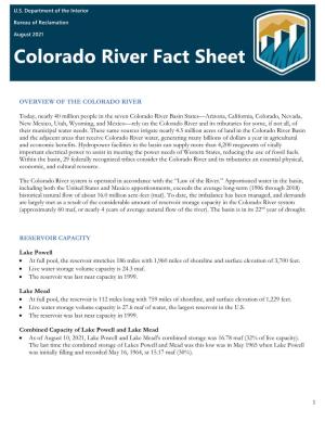 Colorado River Basin Fact Sheet