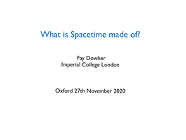 Oxford Colloquium 27Nov2020