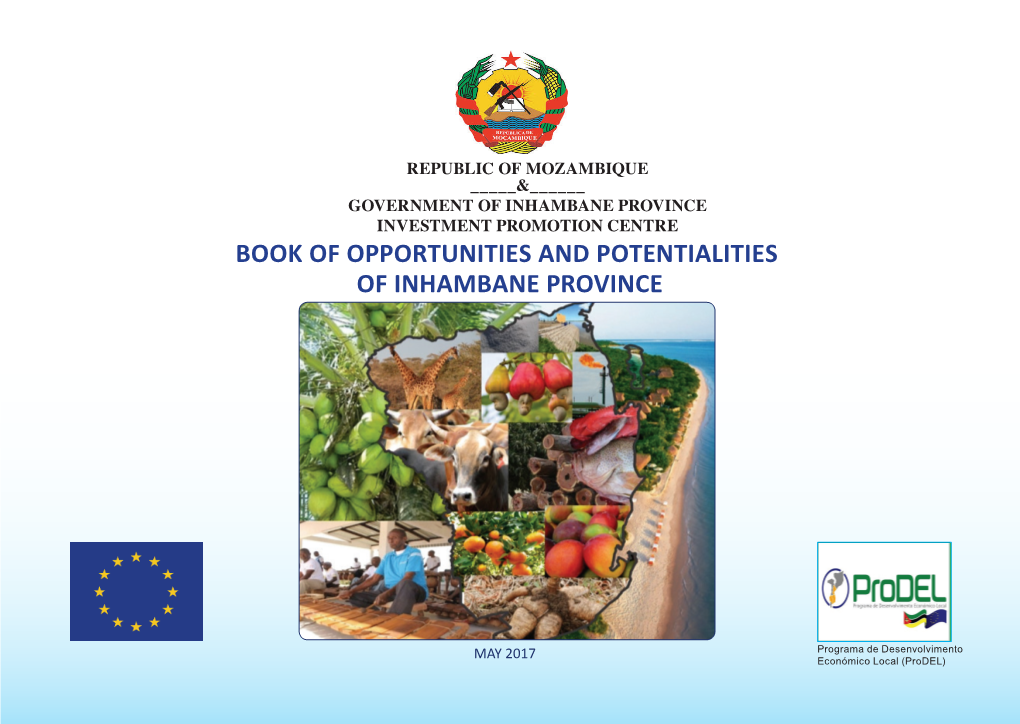 Book of Opportunities and Potentialities of Inhambane Province