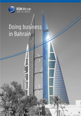 Doing Business in Bahrain Doing Business in Bahrain