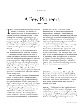 Chapter 1: a Few Pioneers 1898–1916