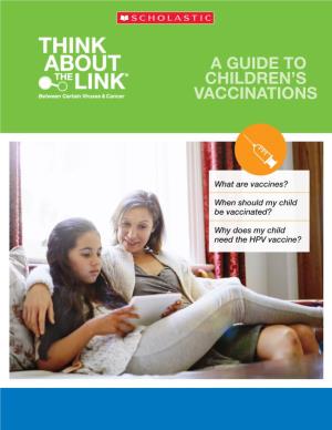 A Guide to Children's Vaccinations