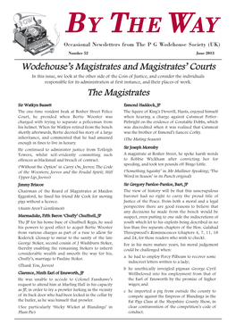 June 2013 Magistrates and Magistrates' Courts.Qxd