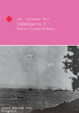 Catalogue No. 3 Science, Voyages & History [1] [BLIGH] SHILLIBEER, John
