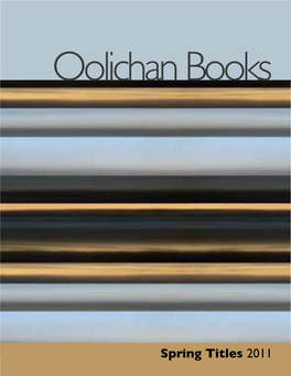 Oolichan Spring 2011 Catalogue