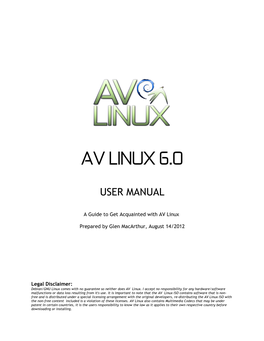 The AV Linux Manual