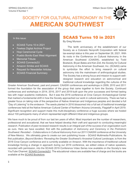 Society for Cultural Astronomy in the American Southwest