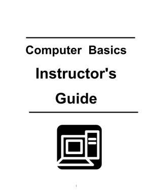Welcome to Computer Basics