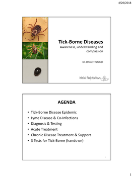 Tick Borne Diseases