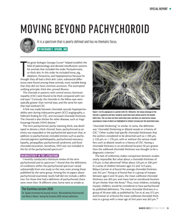 MOVING BEYOND PACHYCHOROID It Is a Spectrum That Is Poorly Defined and Has No Thematic Focus