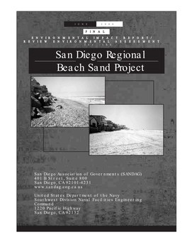 Regional Beach Sand Project EIR/EA Page I 99-69\Sect-Toc.Wpd 7/17/00 Acronyms and Abbreviations