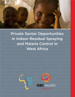 Private Sector Opportunities in Indoor Residual Spraying and Malaria Control in West Africa