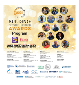 BUILDING SERVICE WORKER AWARDS Program