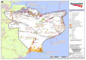 Environmentally Sensitive Site Map SSSI Kent Ashford