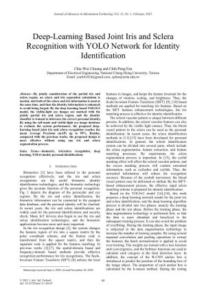 Deep-Learning Based Joint Iris and Sclera Recognition with YOLO Network for Identity Identification