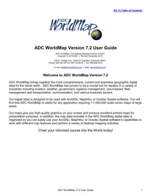 ADC Worldmap V7.2 Manual