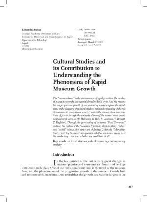 Culture in Cultural Studies