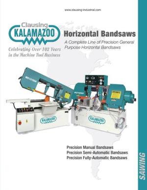 Kalamazoo Horizontal Bandsaws