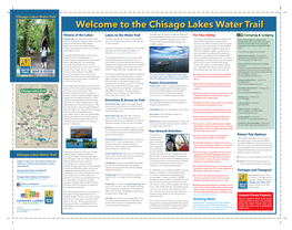 Welcome to the Chisago Lakes Water Trail